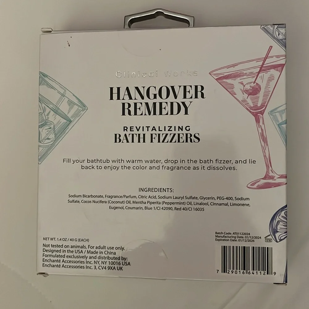 Bath Fizzers Set by Clinical Works. Energizing and Revitalizing, NWT - Picture 2 of 3